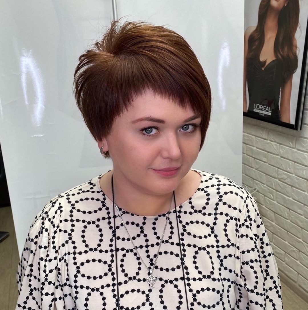 Textured Asymmetrical Pixie Cut with Subtle Volume