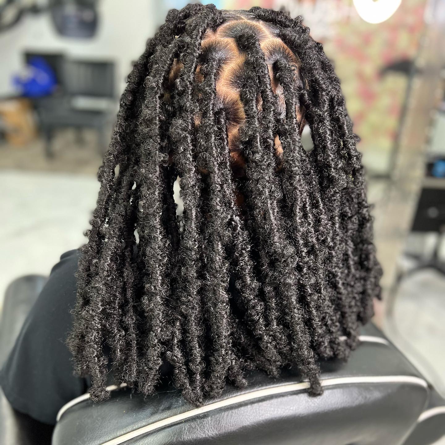 Textured Long Jumbo Twists with Defined Curls