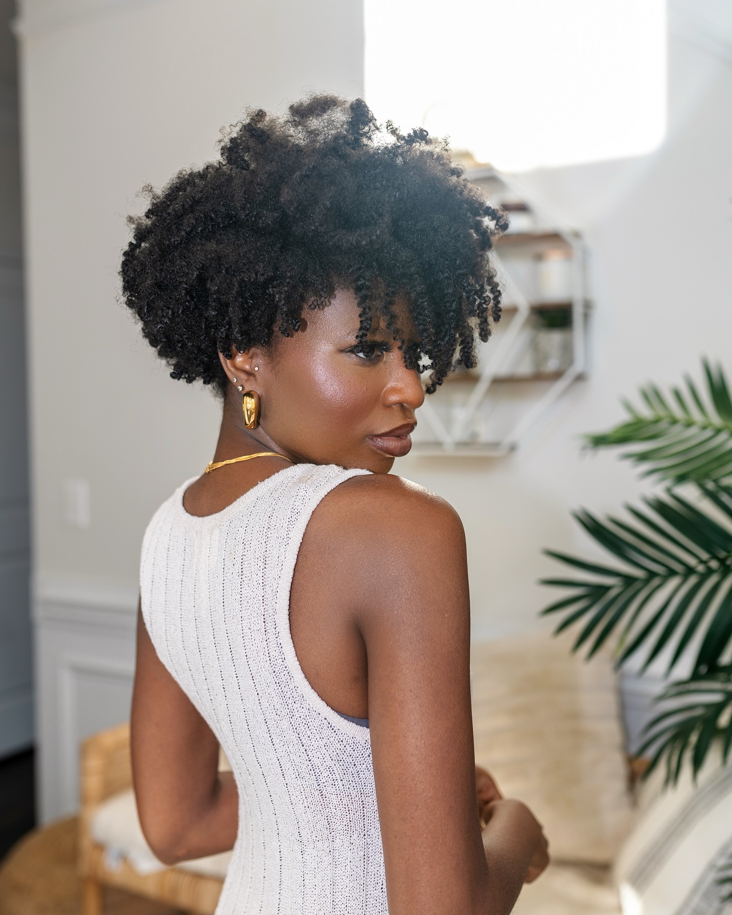 Textured Short Curly Cut with Defined Volume