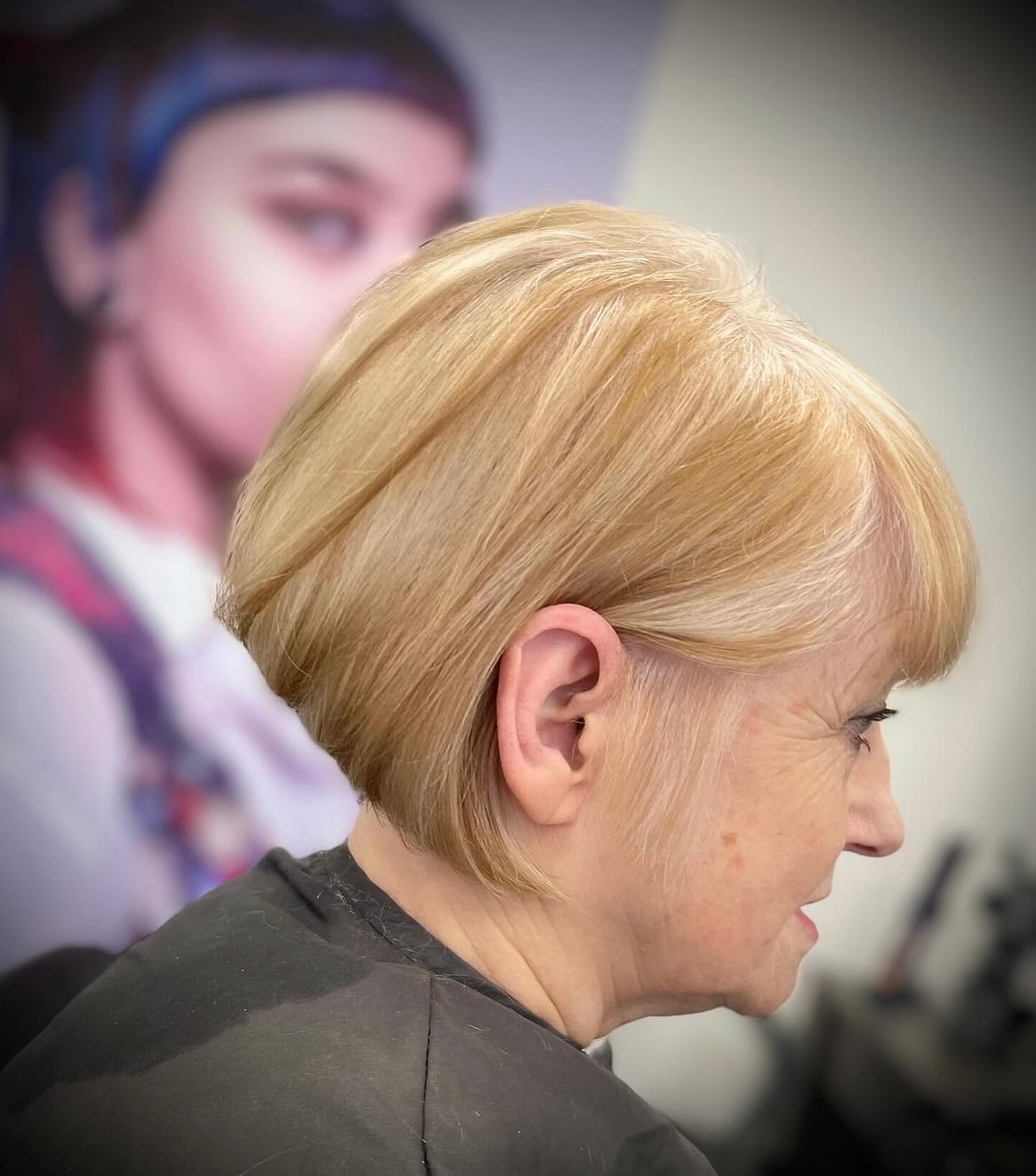 Modern Soft Geometric Bob with Subtle Layers