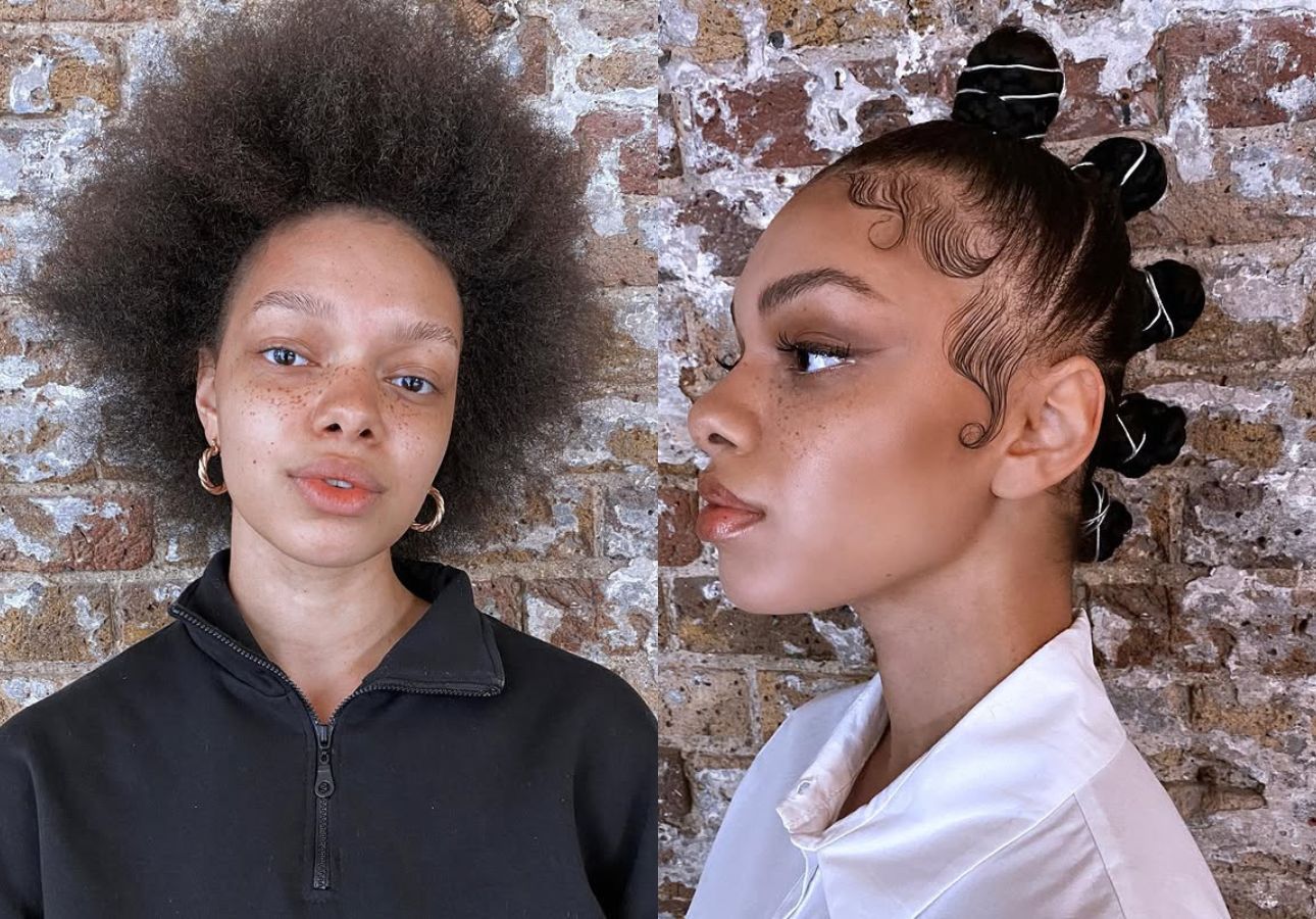 Contemporary Defined Bantu Knots with Edgy Twists