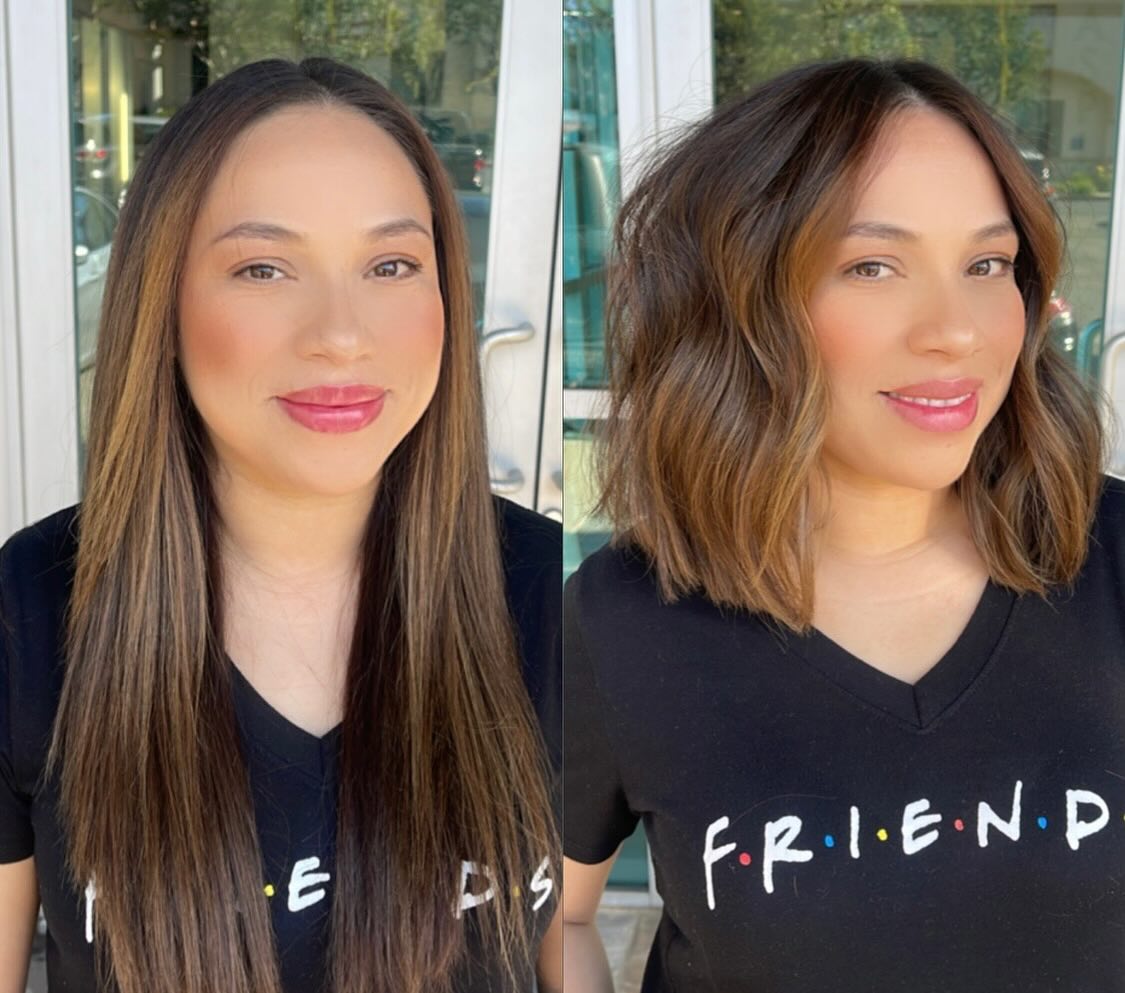 Chic Textured Long Bob with Soft Waves