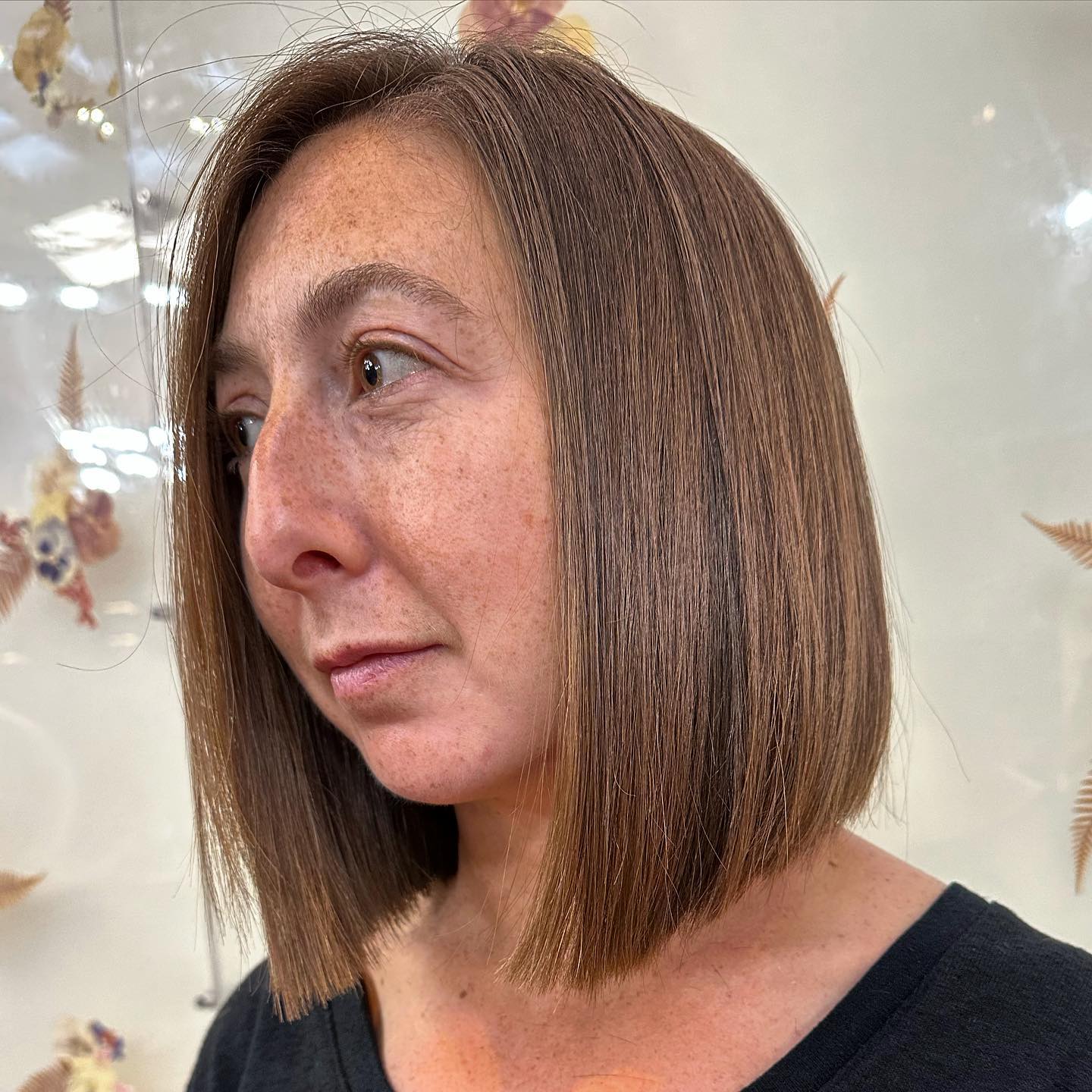 Modern Blunt Bob with Textured Ends