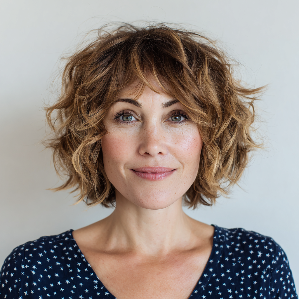 Playful Textured Bob with Soft Layers