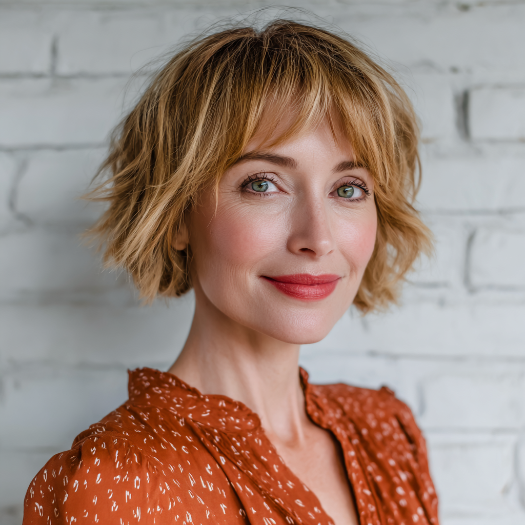 Playful Textured Short Cut with Soft Layers