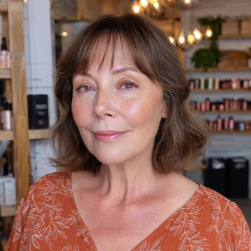 Soft Textured Shoulder-Length Cut with Subtle Layers