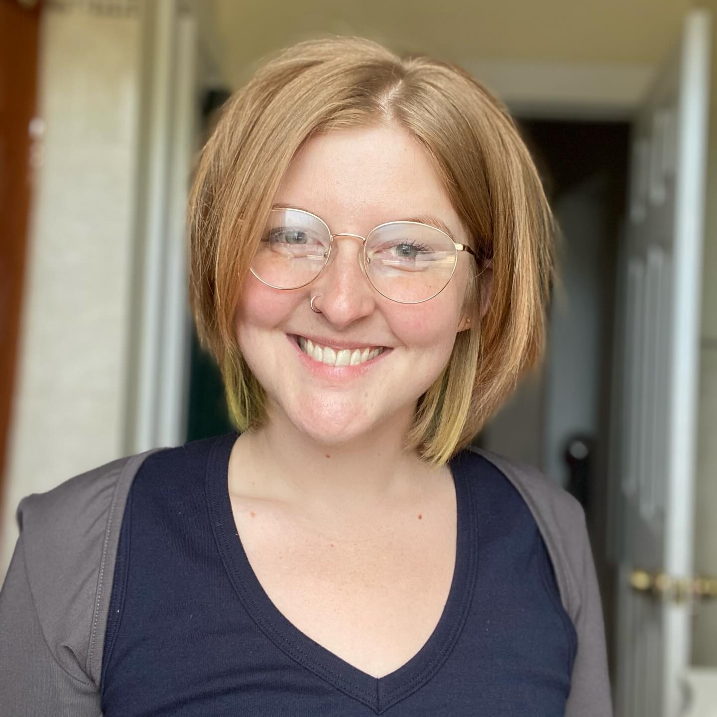 Textured Straight Bob with Subtle Layering