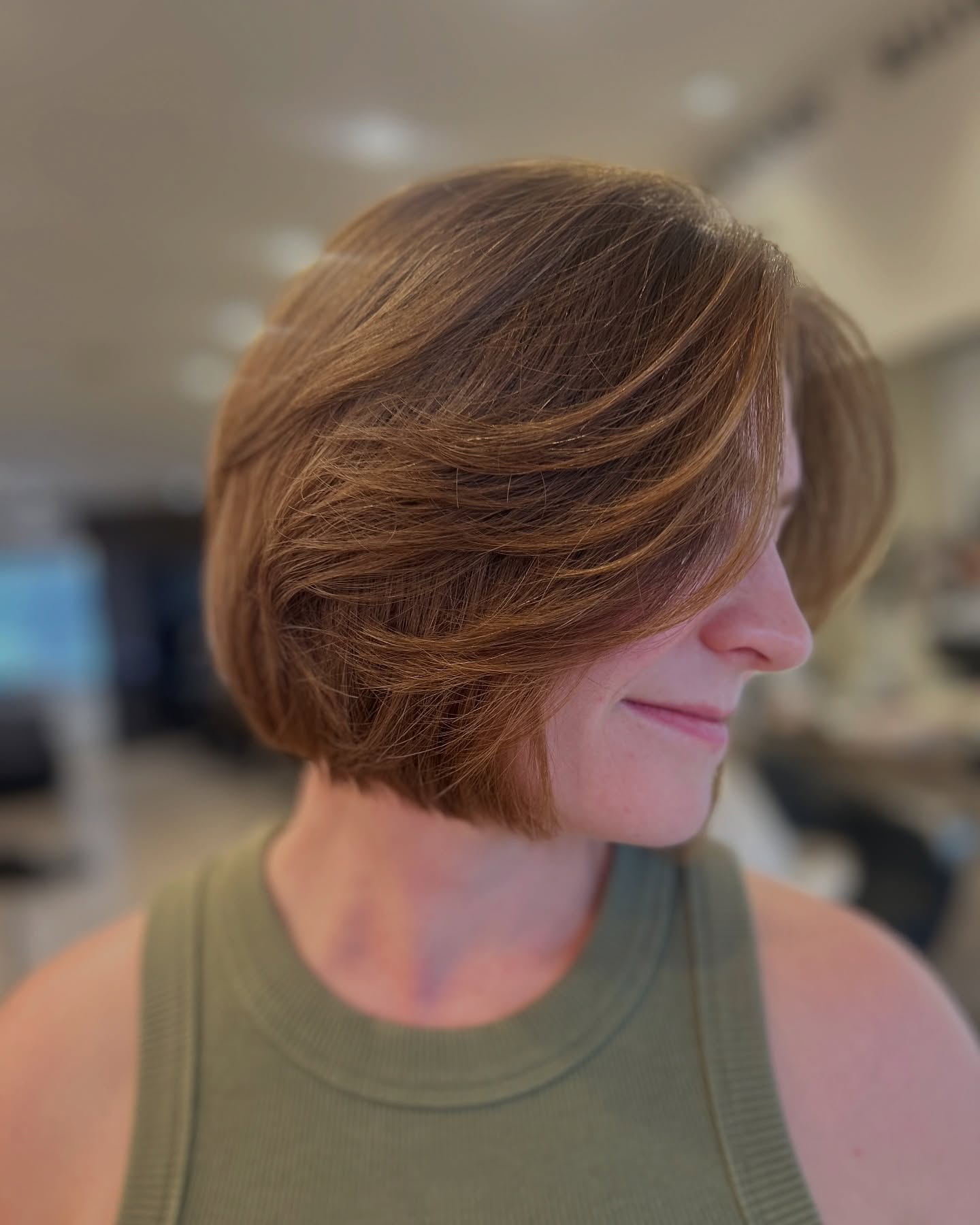 Elegant Textured Bob with Subtle Movement