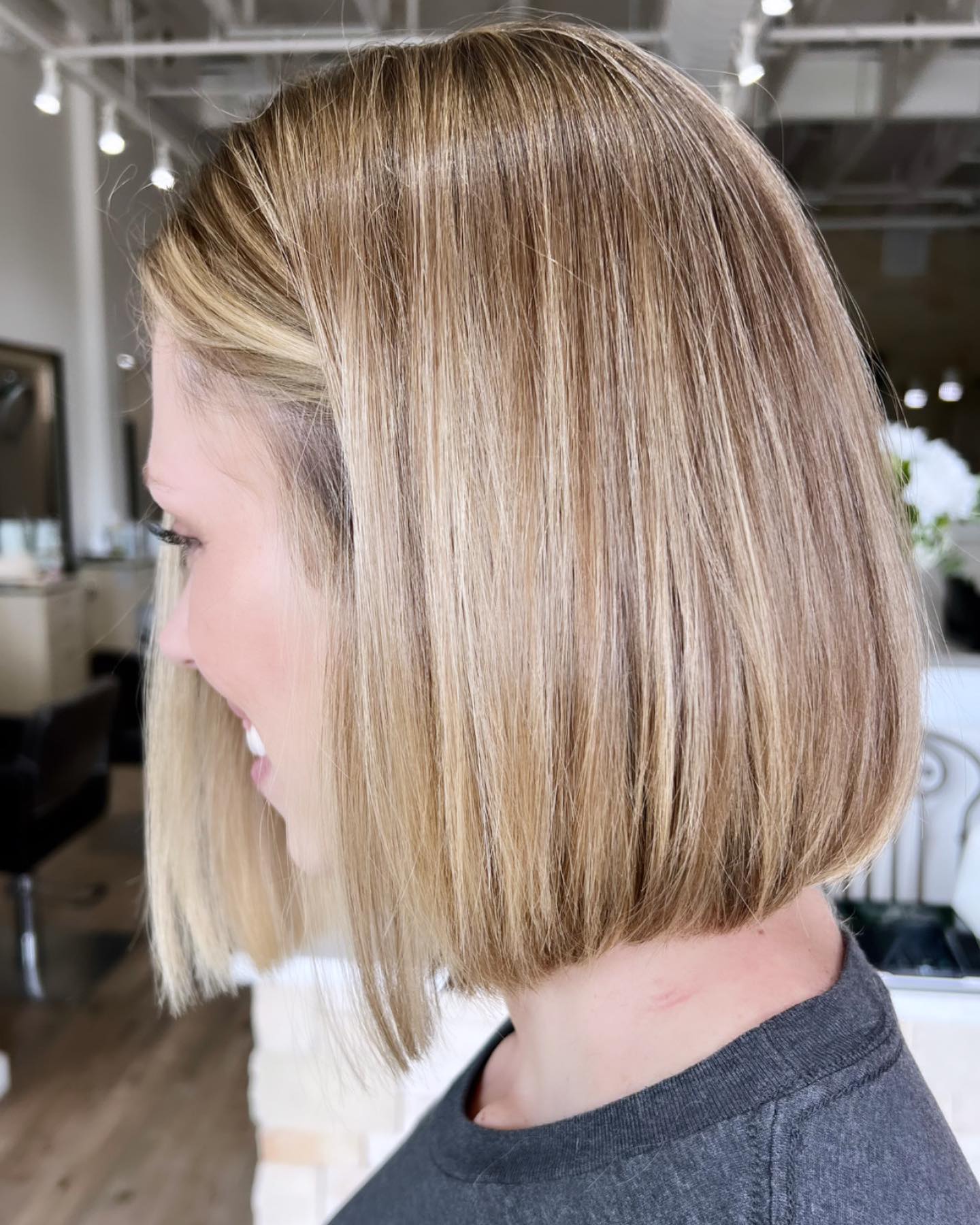 Modern Straight Bob with Subtle Texture