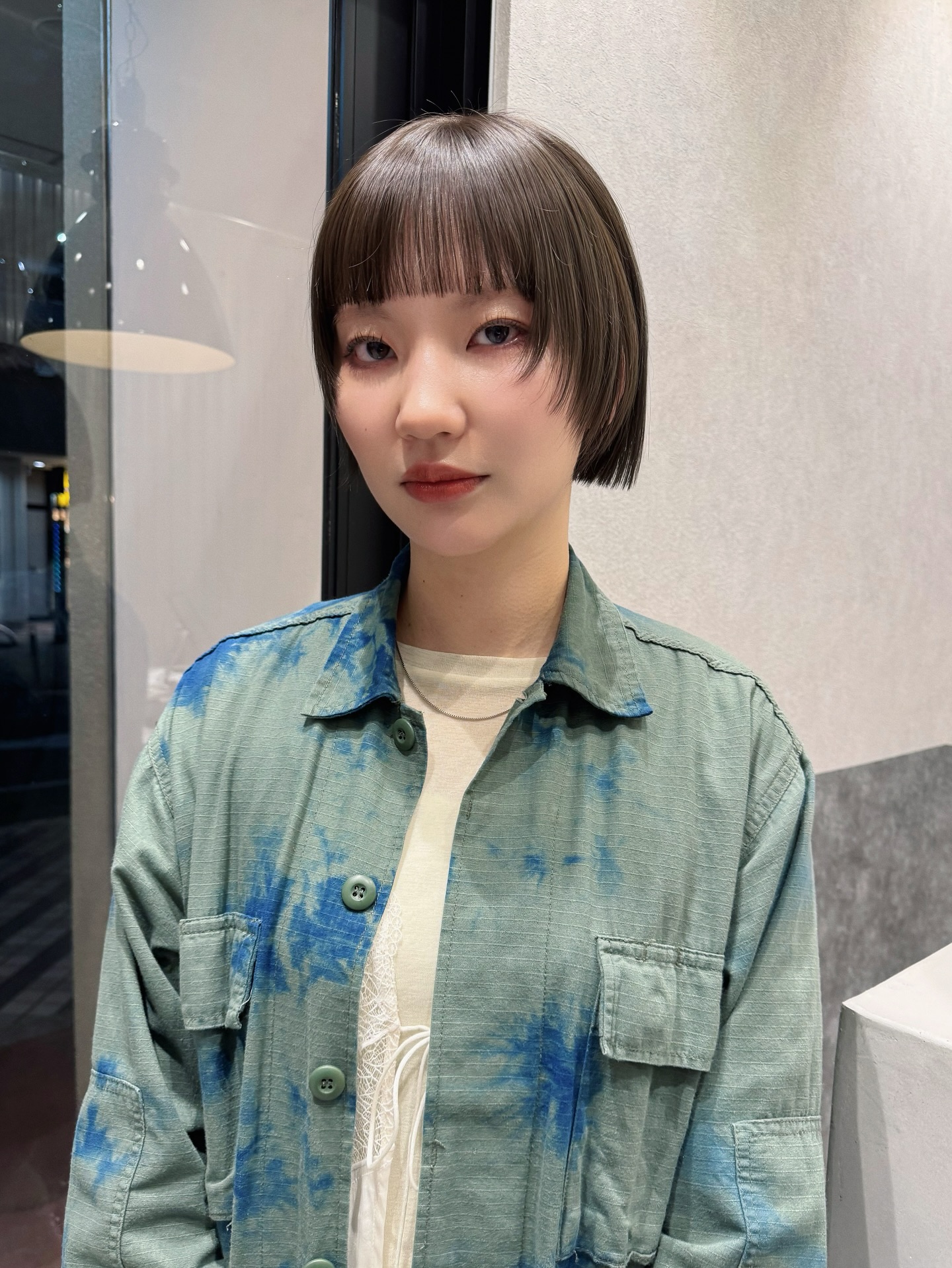 Sleek Choppy Bob with Straight Fringe