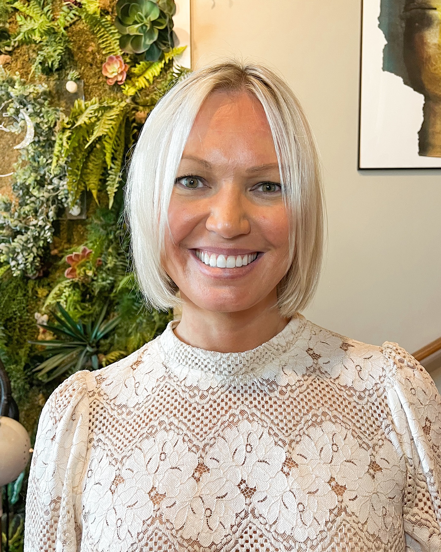 Bright and Breezy Blunt Bob with Soft Face-Framing Layers