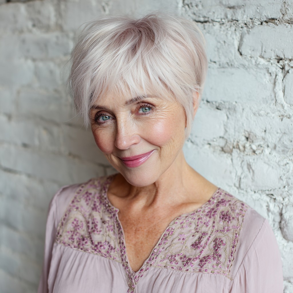 Stylish Textured Pixie with Soft Layers