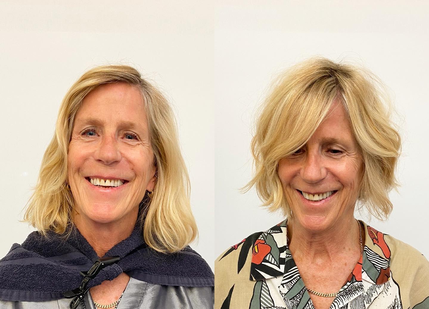 Textured Beachy Lob with Soft Waves