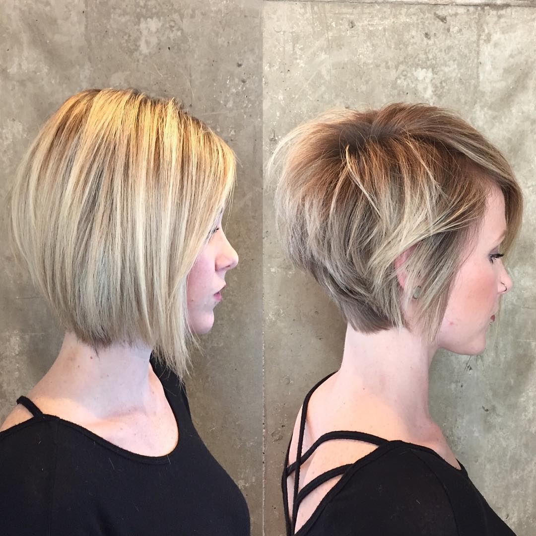 Textured Golden Long Pixie with Subtle Layers