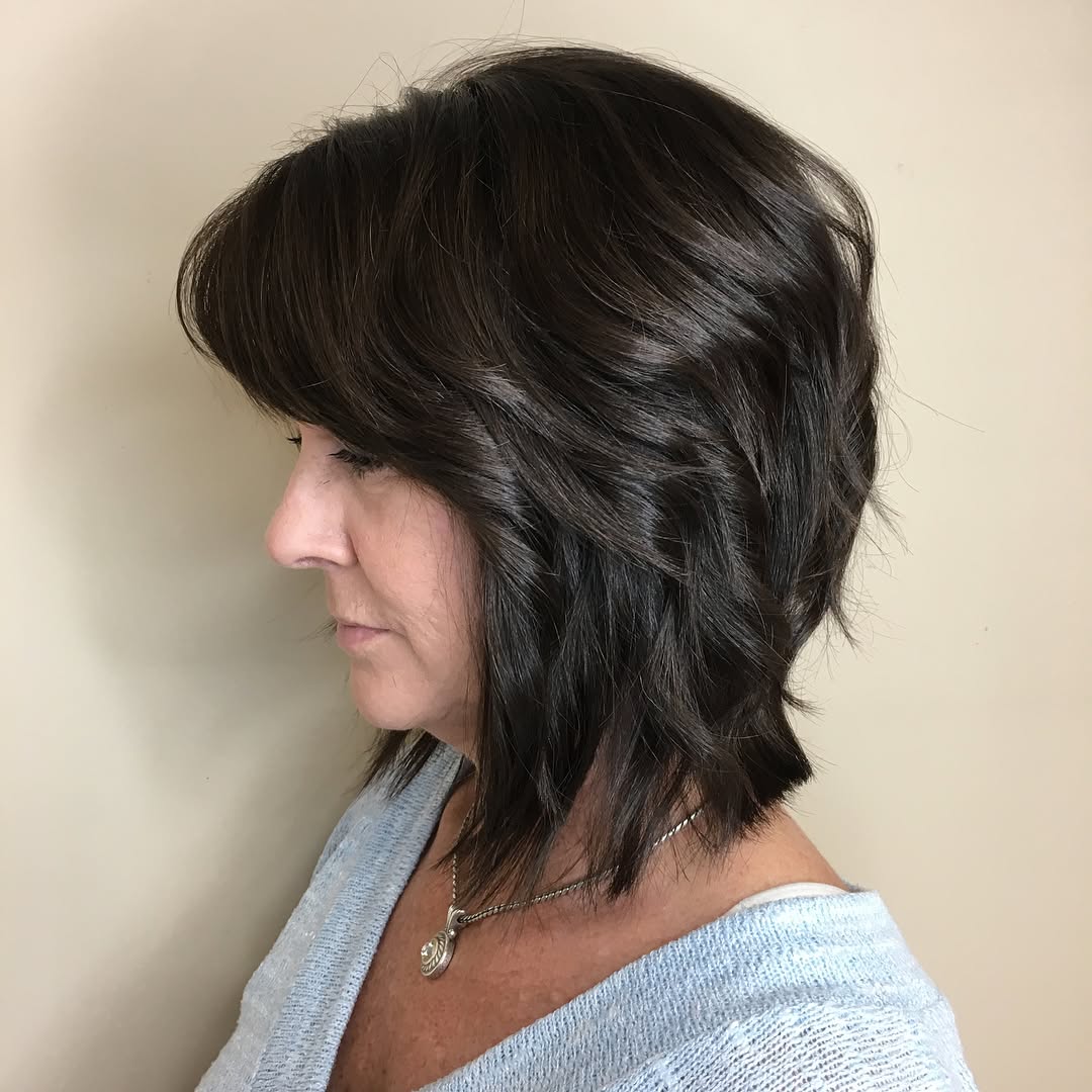 Textured Layered Lob with Soft Waves