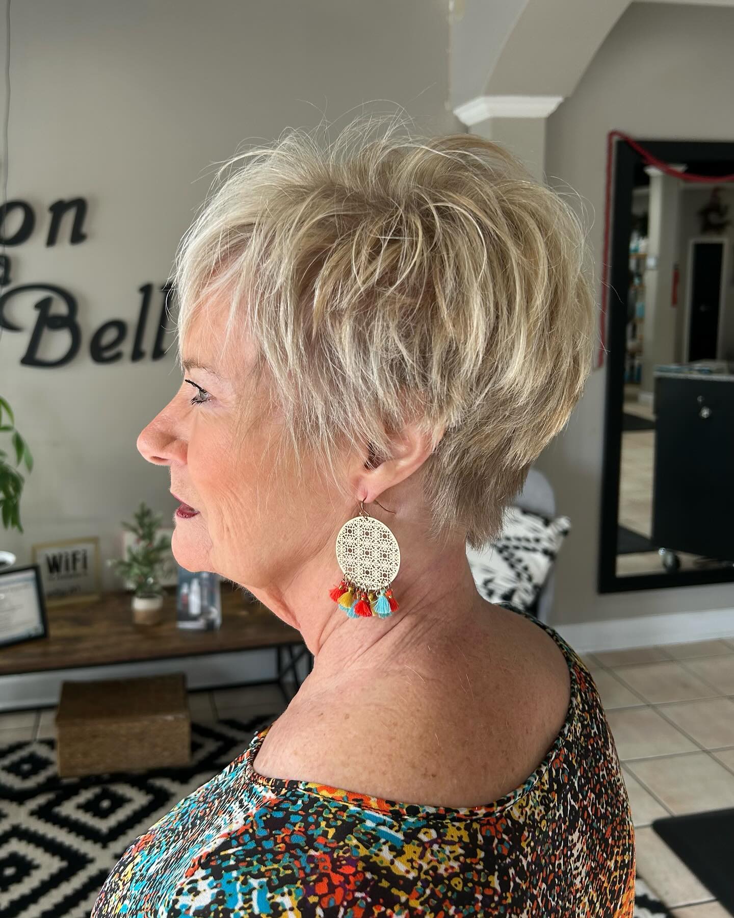 Textured Short Pixie Cut with Effortless Volume