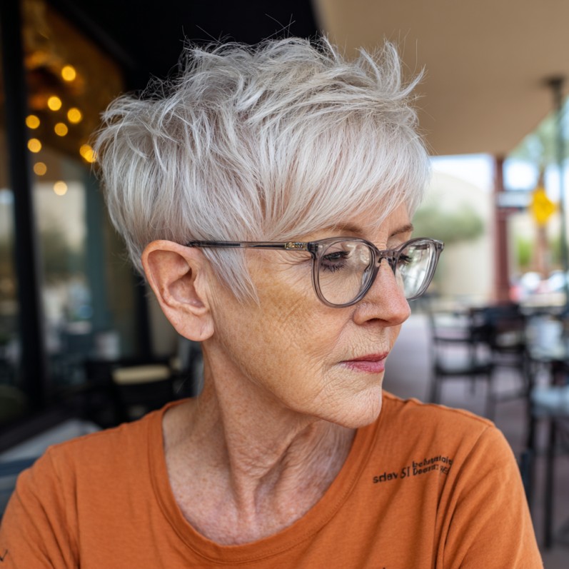 Modern Textured Pixie Cut with Soft Layers