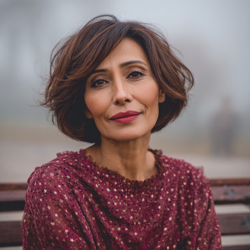 Chic Layered Bob with Soft Volume