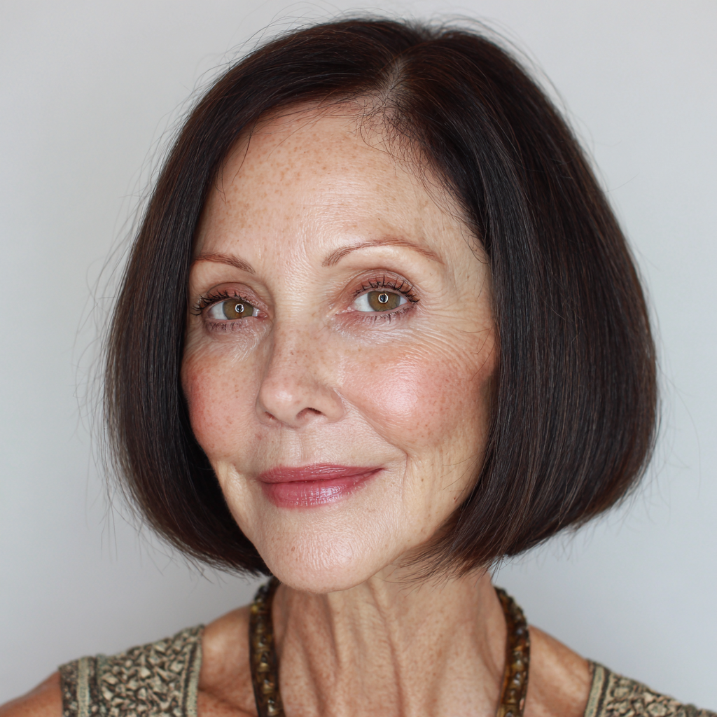 Classic Blunt Bob with Subtle Texture