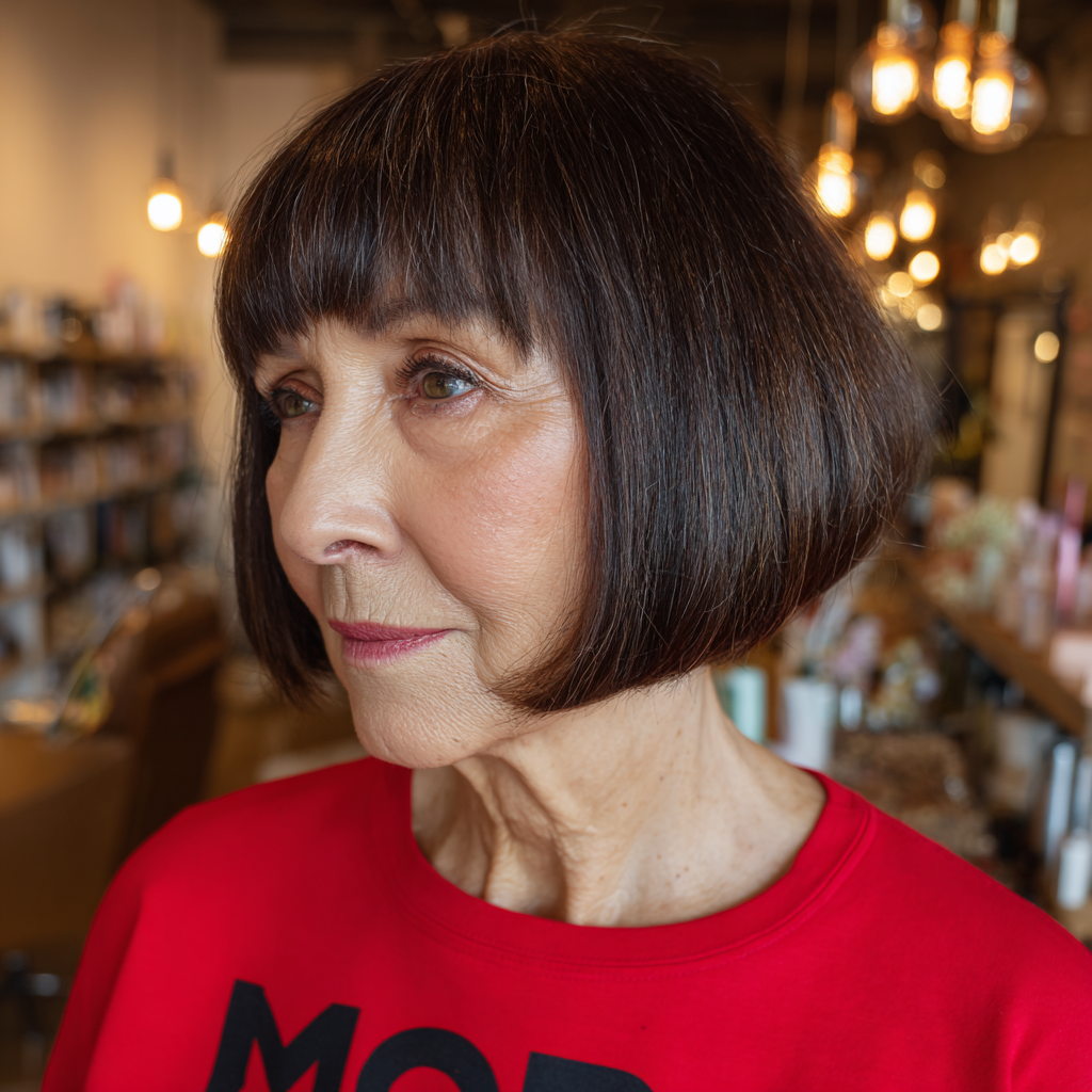Classic Blunt Bob with Textured Ends