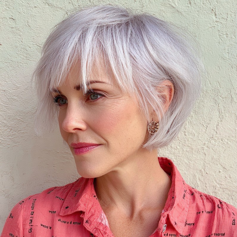 Modern Textured Pixie with Subtle Layers