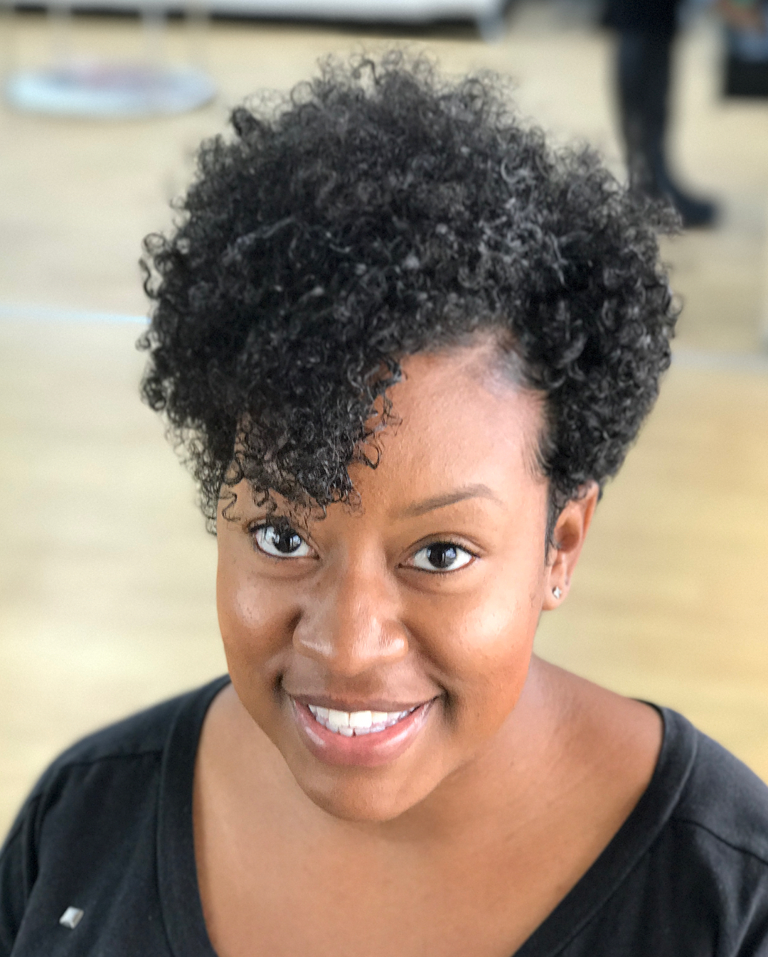 Playful Curly Top with Defined Volume