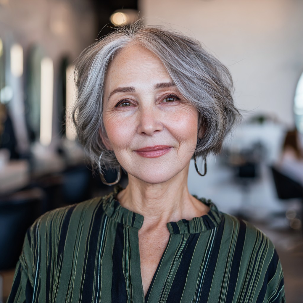Soft Textured Bob with Subtle Volume