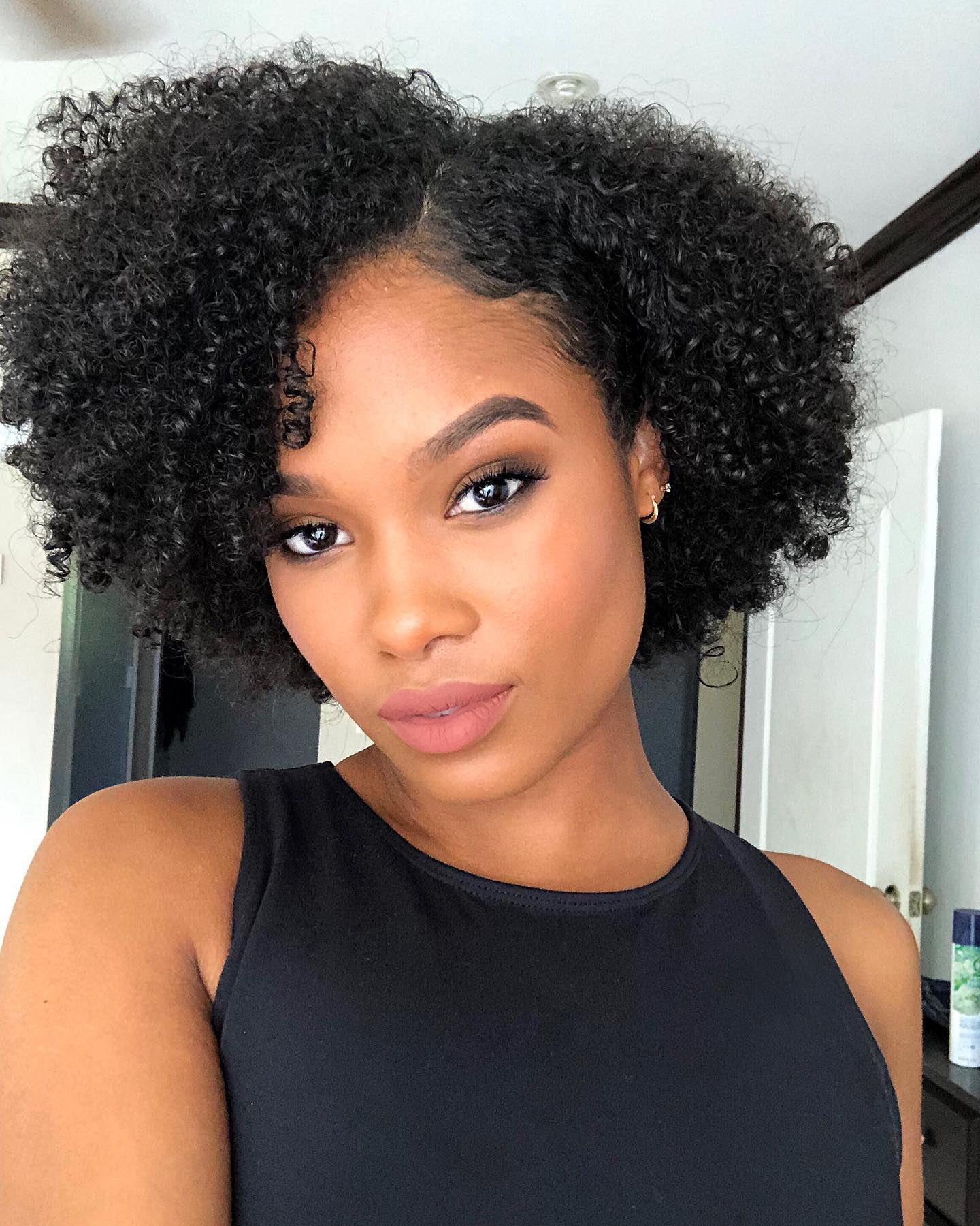 Textured Curly Bob with Natural Volume