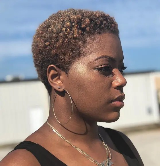 Textured Short Curly Cut with Defined Volume