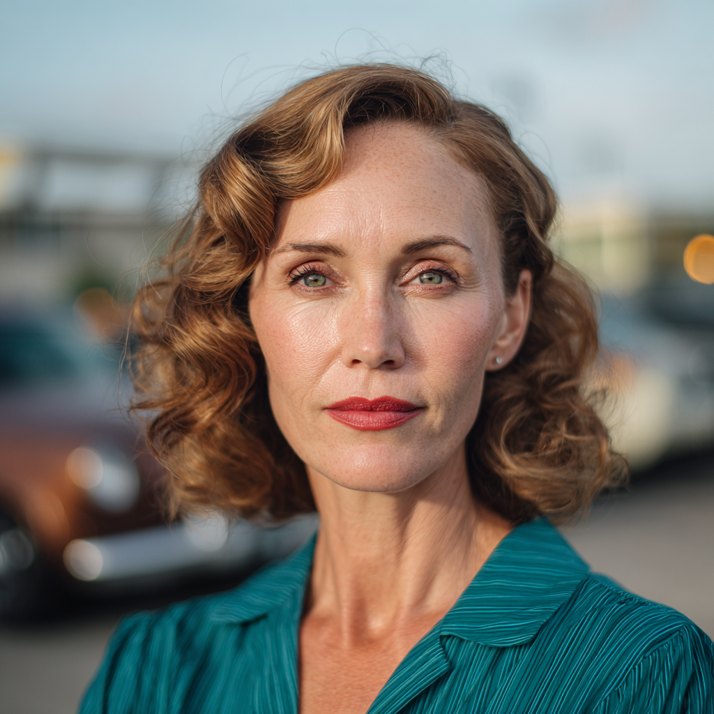 Charming Retro-Inspired Soft Curls with Defined Volume