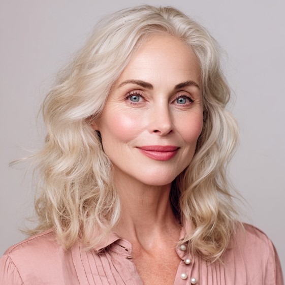 Chic Soft Waves with Subtle Layers