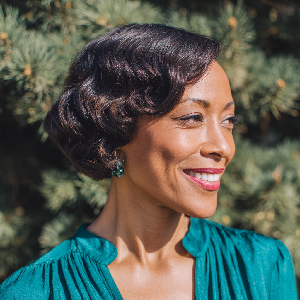 Classic Vintage Bob with Soft Waves