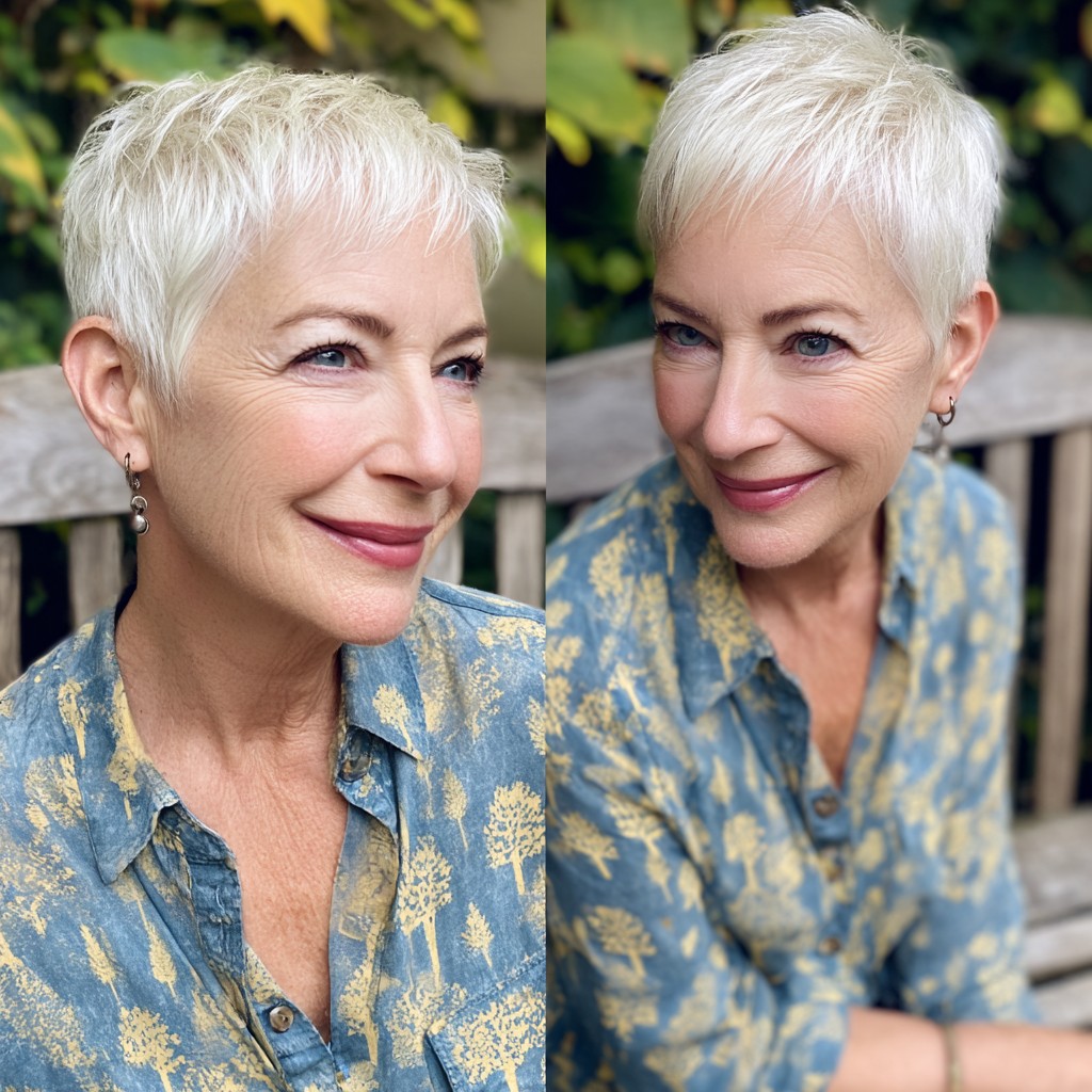 Fresh Textured Pixie Cut with Soft Layered Fringe