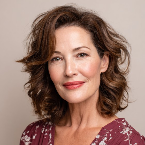 Stylish Textured Bob with Soft Curls