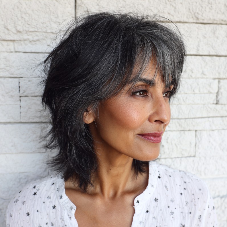 Textured Shag Cut with Stylish Face-Framing Layers