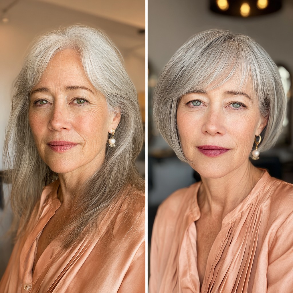 Timeless Textured Blunt Bob with Soft Edge Layers