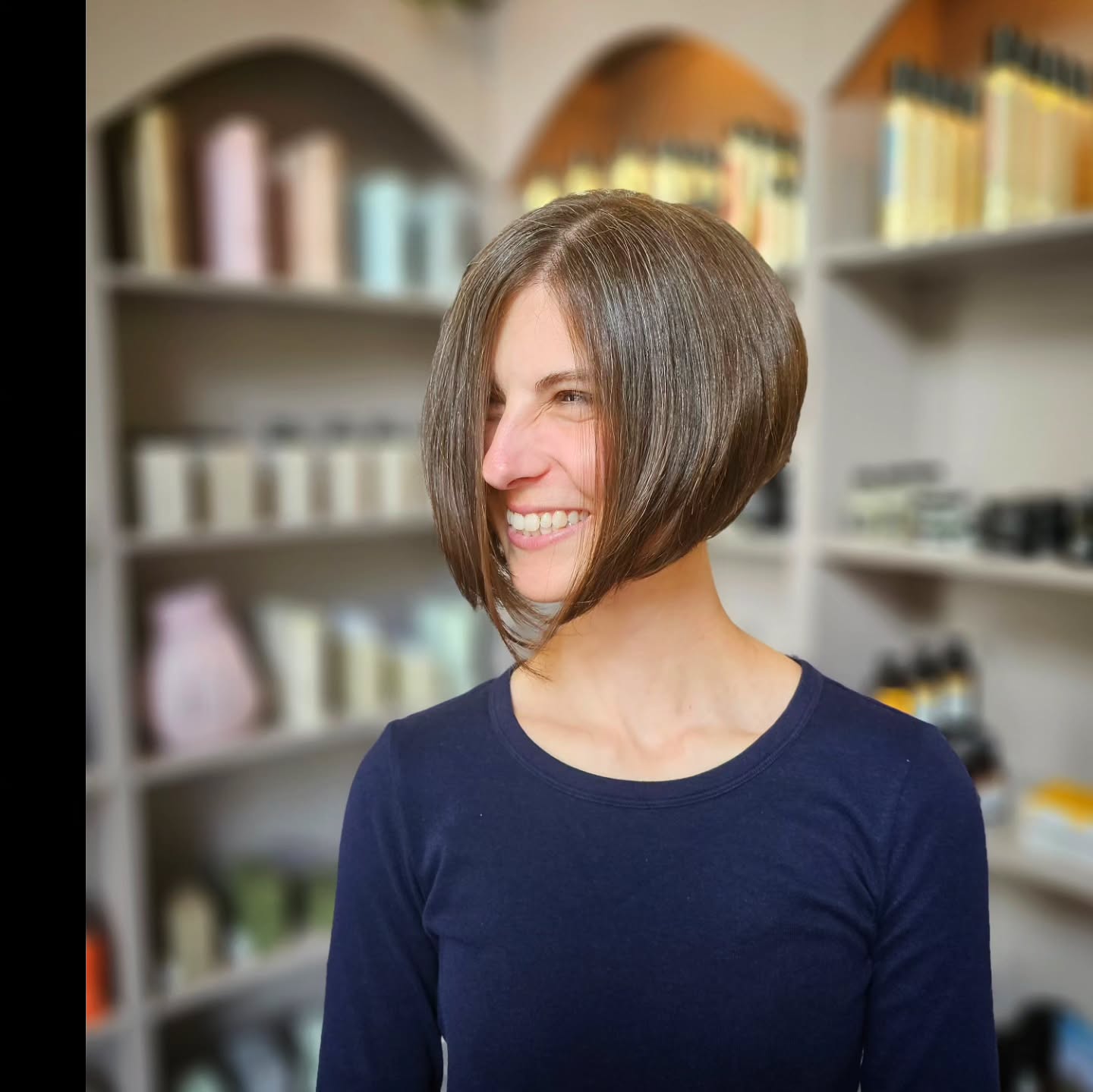 Trendy Angular Bob with a Modern Twist