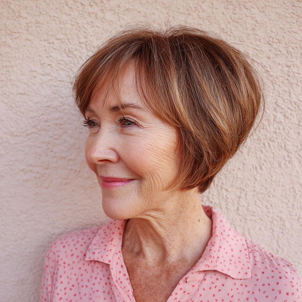Chic Textured Bob with Subtle Face-Framing Layers