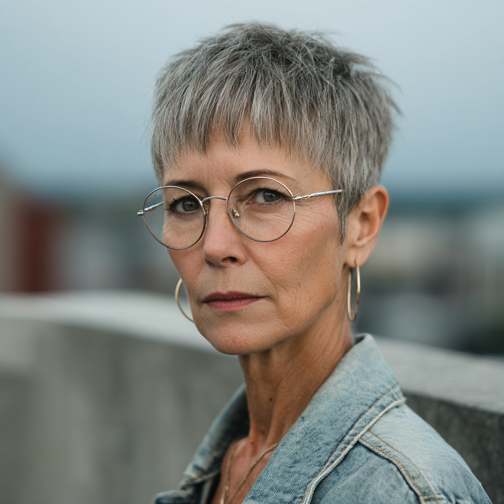 Chic Short Textured Pixie Cut