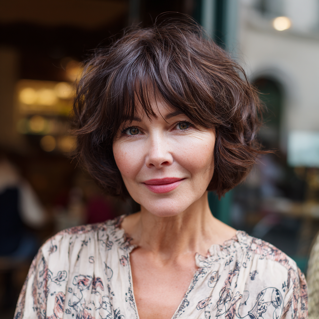 Chic Textured Bob with Soft Volume