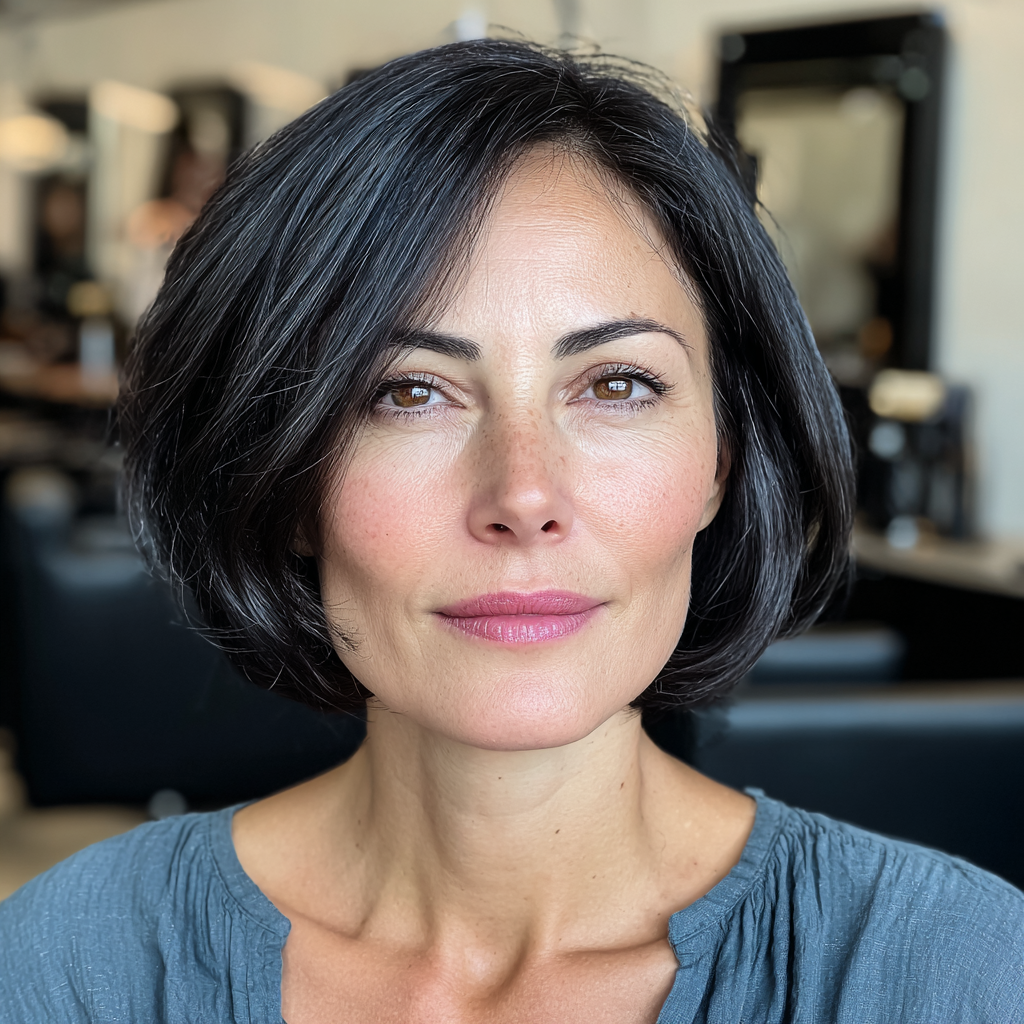 Modern Jaw-Length Bob with Soft Textured Ends