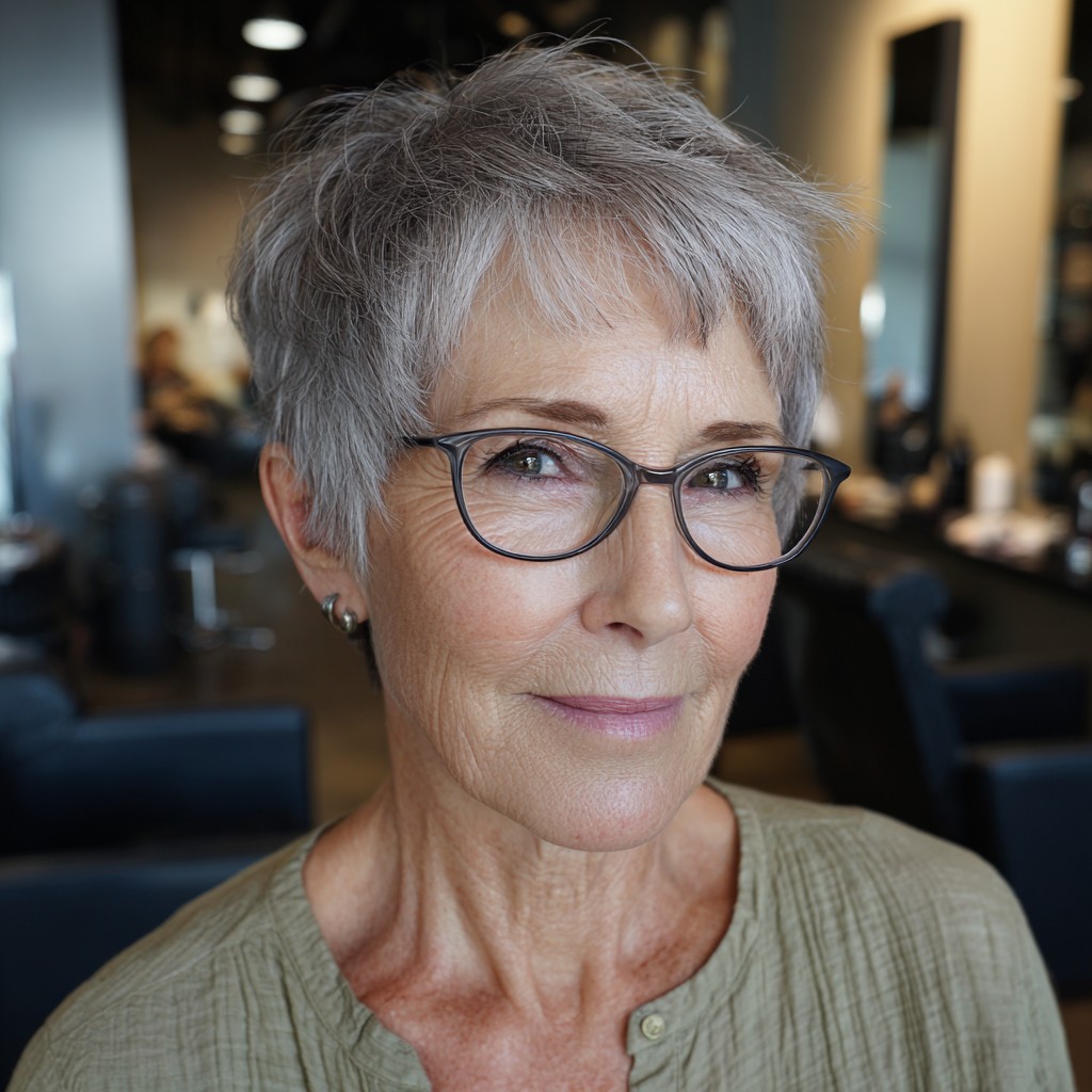Modern Textured Pixie Cut with Subtle Volume