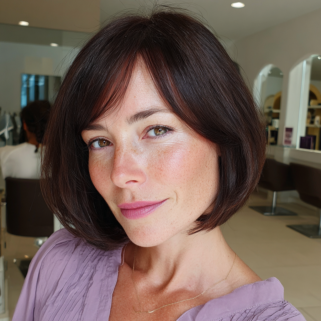 Polished Jaw-Length Bob with Subtle Textured Ends