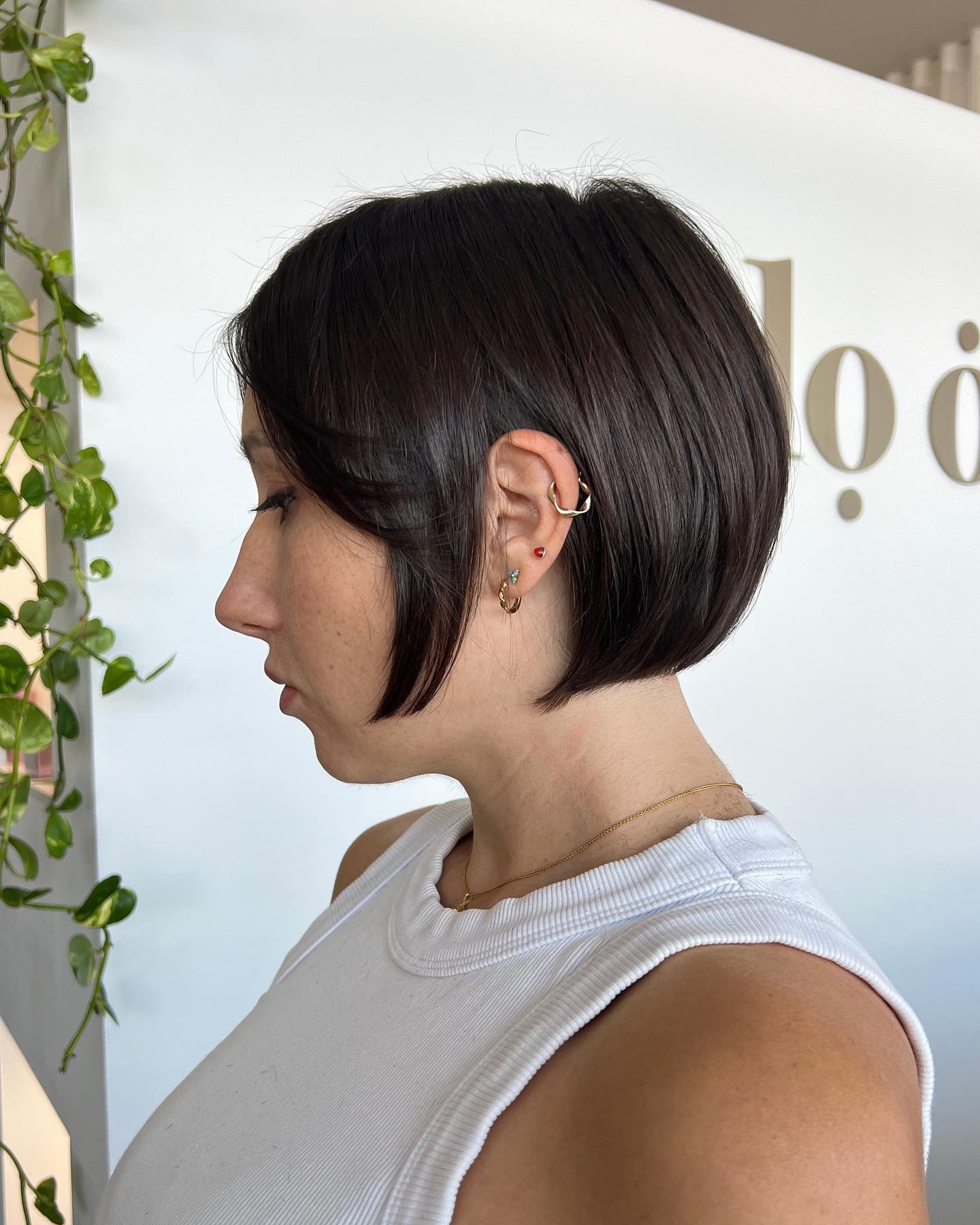 Sleek Jaw-Length Bob with Subtle Undercut