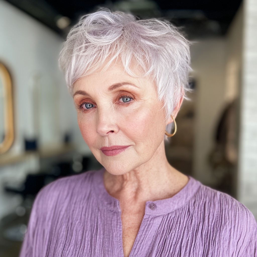 Softly Textured Pixie Cut with Delicate Layers