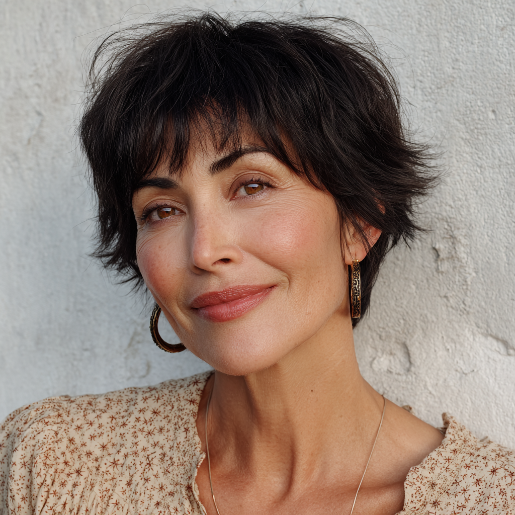 Textured Shattered Bob with Soft Wisps