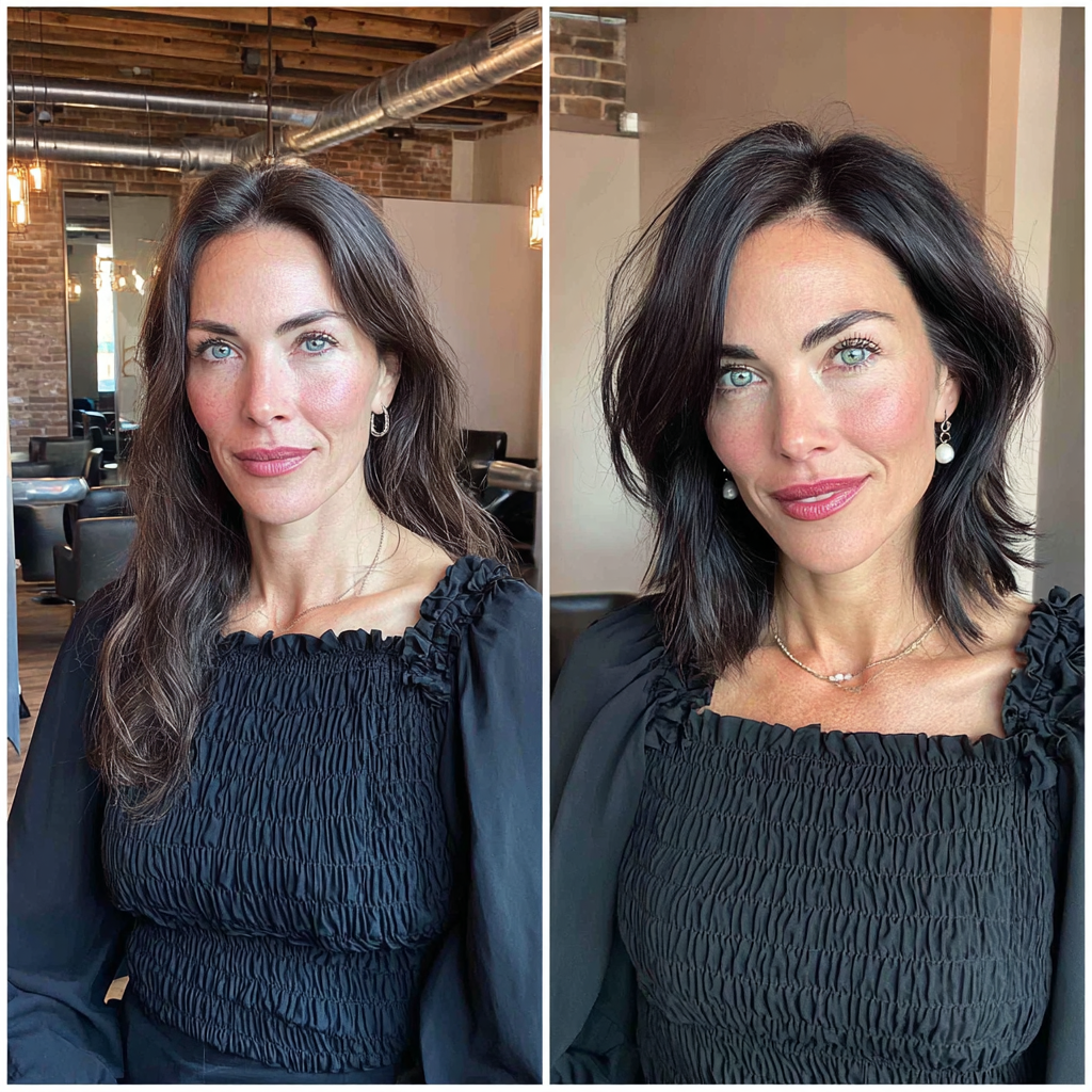 Chic Layered Bob with Soft Movement