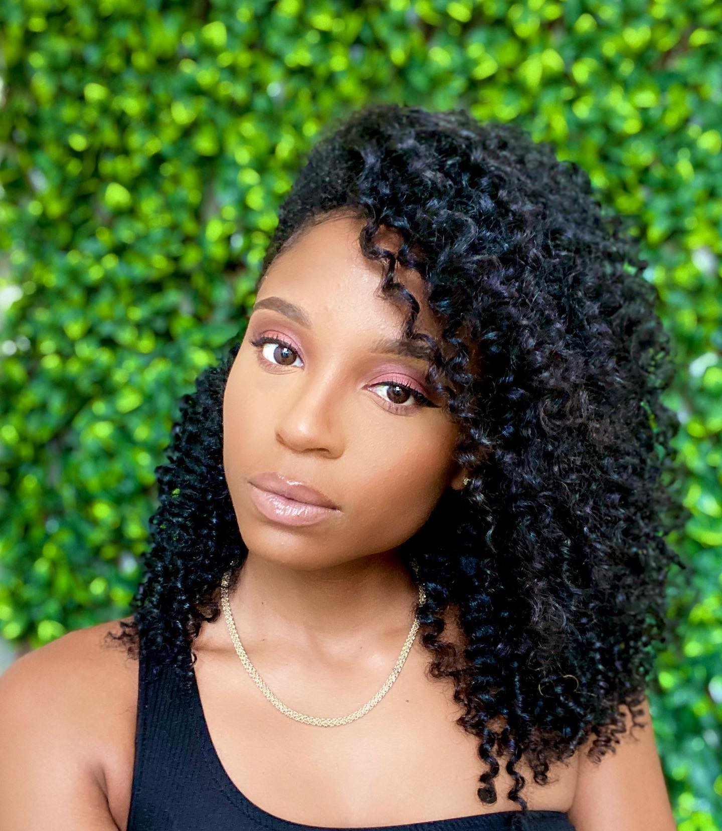 Defined Curly Twist Out with Flattering Volume