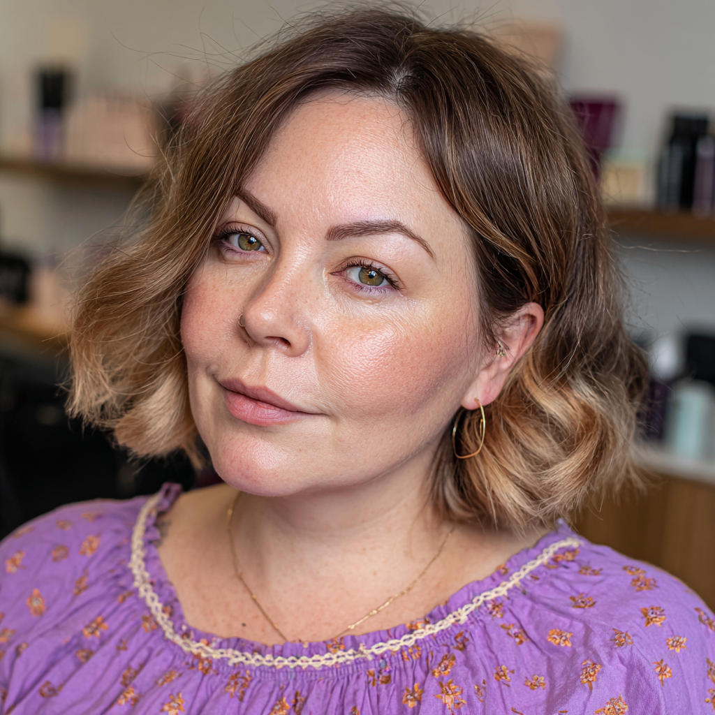Playful Textured Bob with Soft Waves