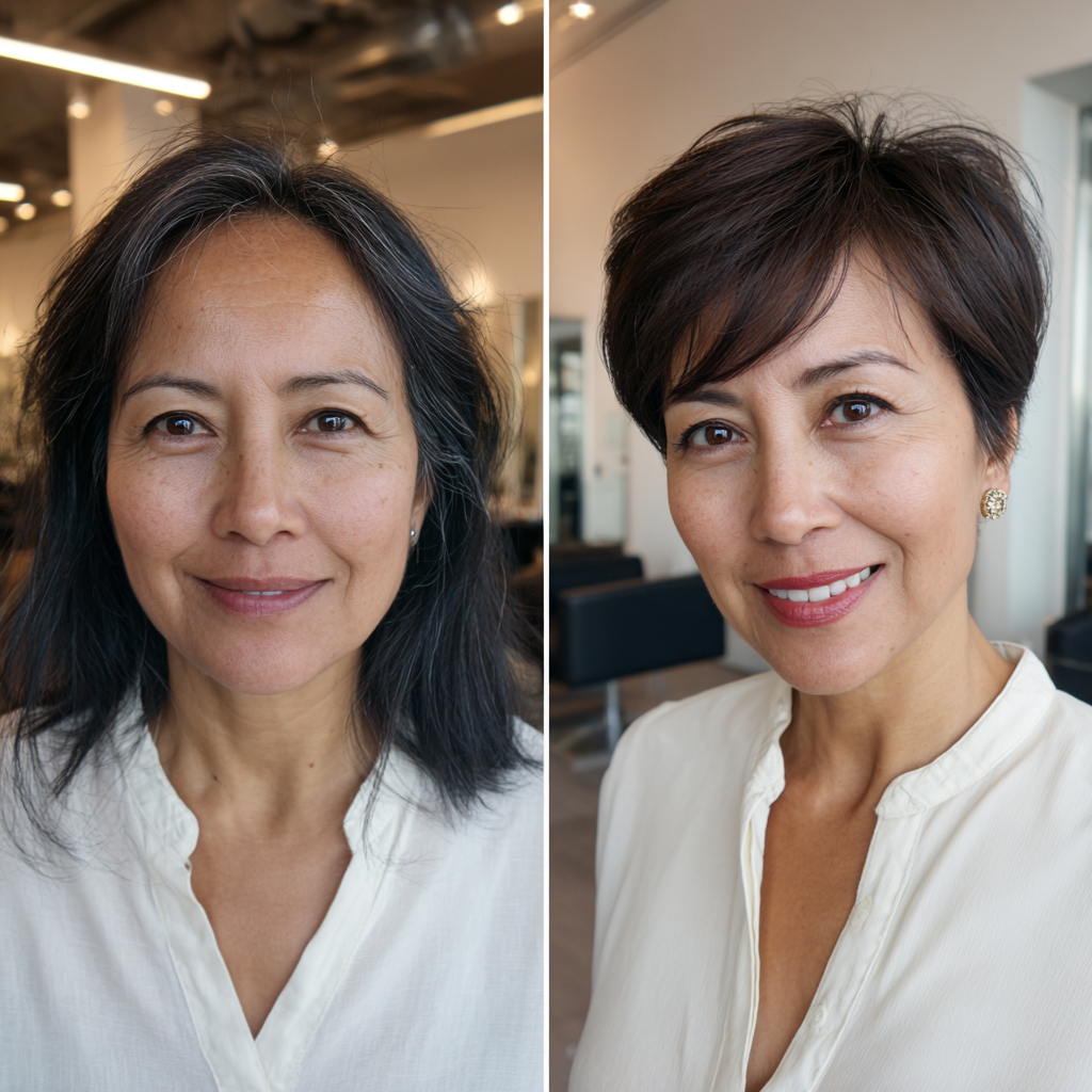 Chic Feathered Pixie with Soft Volume